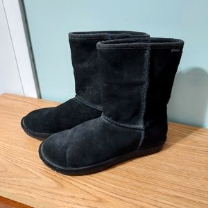 Skechers black suede boots - size 6.5